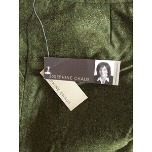 josephine chaus women dress pants Green New $78 machine washable size 6